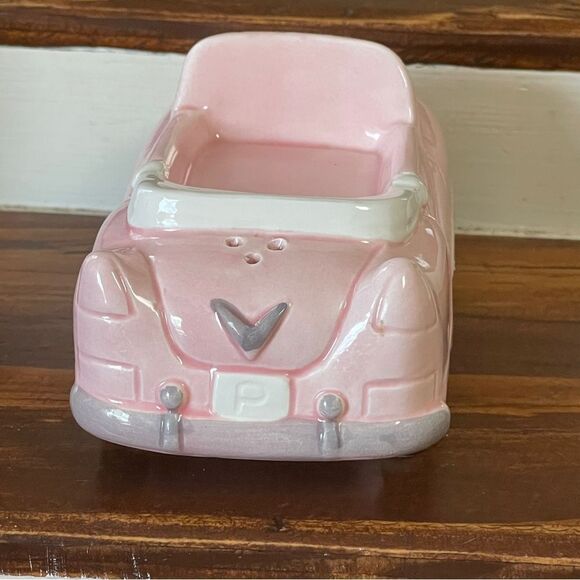 Vintage Vandor Hand Painted Ceramic Pink Cadillac Salt Or Pepper Shaker - Picture 6 of 13